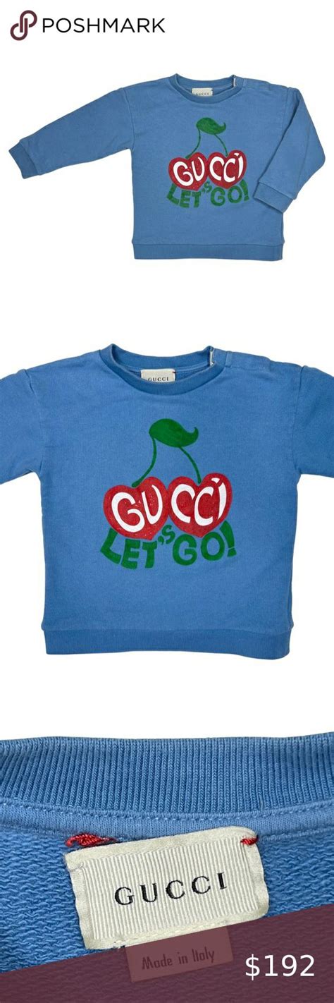 Baby Gucci 'Let's Go' sweatshirt 